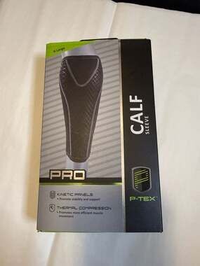 P-TEX Pro Calf Sleeve with Kinetic Panels and Thermal Compression - X-Large